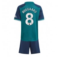 Arsenal Martin Odegaard #8 Koszulka Trzecia dzieci 2023-24 Krótki Rękaw (+ krótkie spodenki)